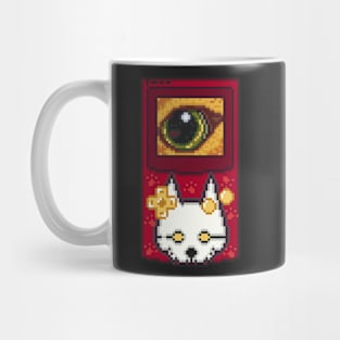 Stray Handheld Pixel Art Mug